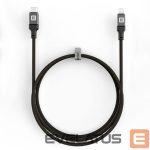 Кабель Evelatus  USB C to Lightning Cable 2.0M 60W (MFI09) Aluminum housing braiding Black