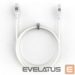 Кабель Evelatus  USB C to Lightning Cable 2.0M 60W (MFI09) Aluminum housing braiding White