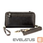 Чехол универсальный карман Evelatus Universal Leather Zipper Design Wallet Black