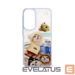 Чехол на заднюю панель iLike Samsung Galaxy A35 EPOXY CARTOON COVER White Blue