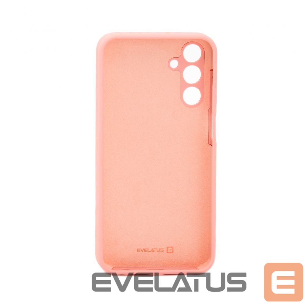Чехол на заднюю панель Evelatus Samsung Galaxy A15 Premium Soft Touch Silicone Case Rose pink
