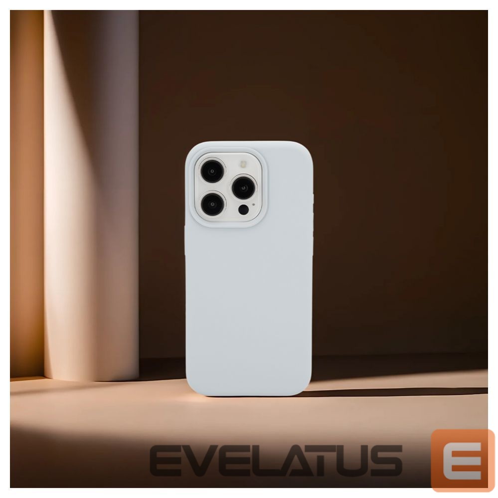 Чехол на заднюю панель Evelatus Apple iPhone 15 Pro Max Premium Magsafe Soft Touch Silicone Case New Function Grey Blue