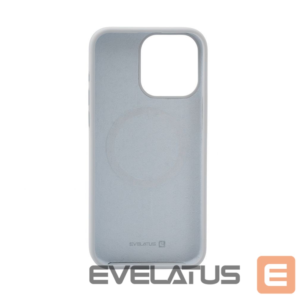 Чехол на заднюю панель Evelatus Apple iPhone 15 Pro Max Premium Magsafe Soft Touch Silicone Case New Function Grey Blue