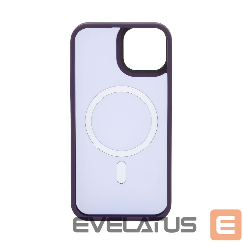 Чехол на заднюю панель Evelatus Apple iPhone 14 Hybrid Case With MagSafe PC+TPU Deep Purple