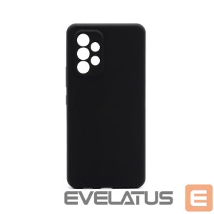 Чехол на заднюю панель Connect Samsung Galaxy A53 Premium Quality Soft Touch Silicone Case Black