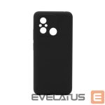 Чехол на заднюю панель Connect Xiaomi Redmi 12C Premium Quality Soft Touch Silicone Case Black