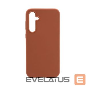 Чехол на заднюю панель Connect Samsung Galaxy S23 FE Premium Quality Magnetic Soft Touch Silicone Case Saddle Brown