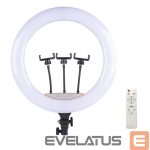 Селфи палка Elight  SR18 45cm LED Light Ring with 3x Smartphone holder + 220V Adapter + BT remote Black