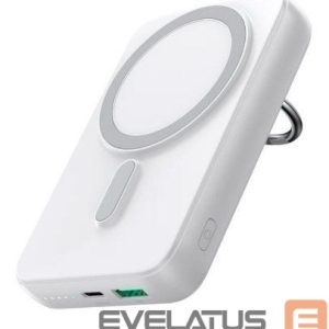 Внешний аккумулятор Joyroom  power bank 10000mAh Joyroom JR-W050 20W MagSafe with ring and stand White