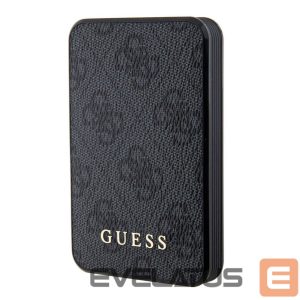 Внешний аккумулятор Guess  Power Bank MagSafe 5000mAh 4G PU Black