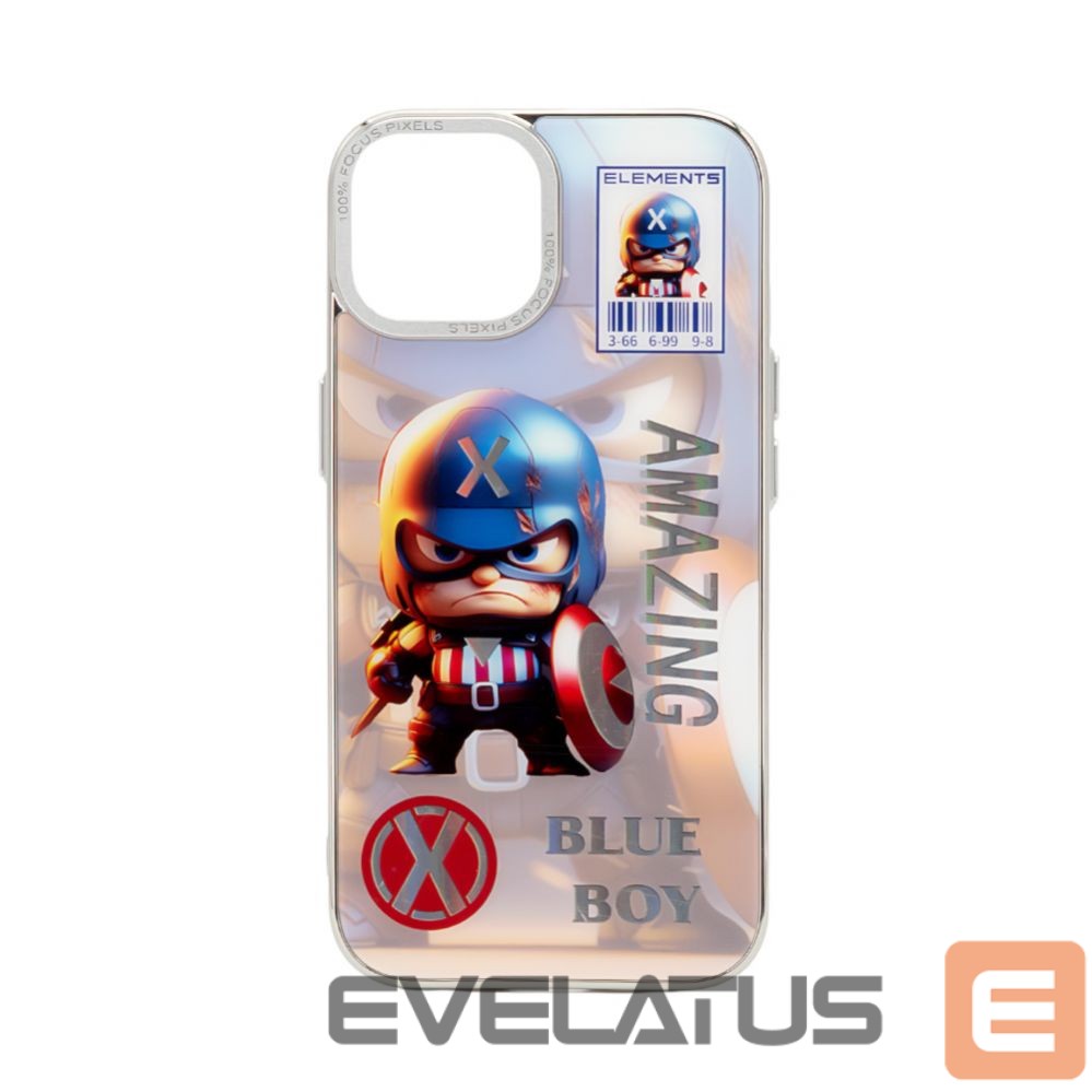 Чехол на заднюю панель iLike Apple iPhone 14 PC Silicone Case Blue Boy