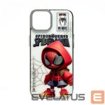 Чехол на заднюю панель iLike Apple iPhone 15 PC Silicone Case Spider Sense White Red