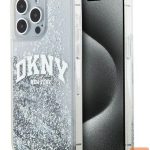 Чехол на заднюю панель DKNY Apple iPhone 15 Pro 6.1 hardcase Liquid Glitter Big Logo Black