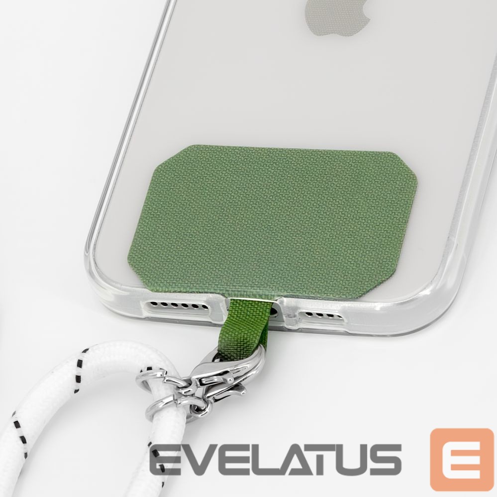 Универсальный держатель (Popsocket) iLike Removable Handsrtap For Strip Green