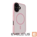 Чехол на заднюю панель Evelatus Apple iPhone 16 Hybird Case With Magsafe PC+TPU Pink