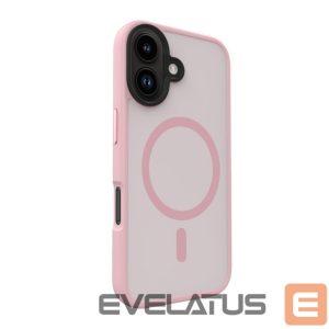 Чехол на заднюю панель Evelatus Apple iPhone 16 Hybird Case With Magsafe PC+TPU Pink
