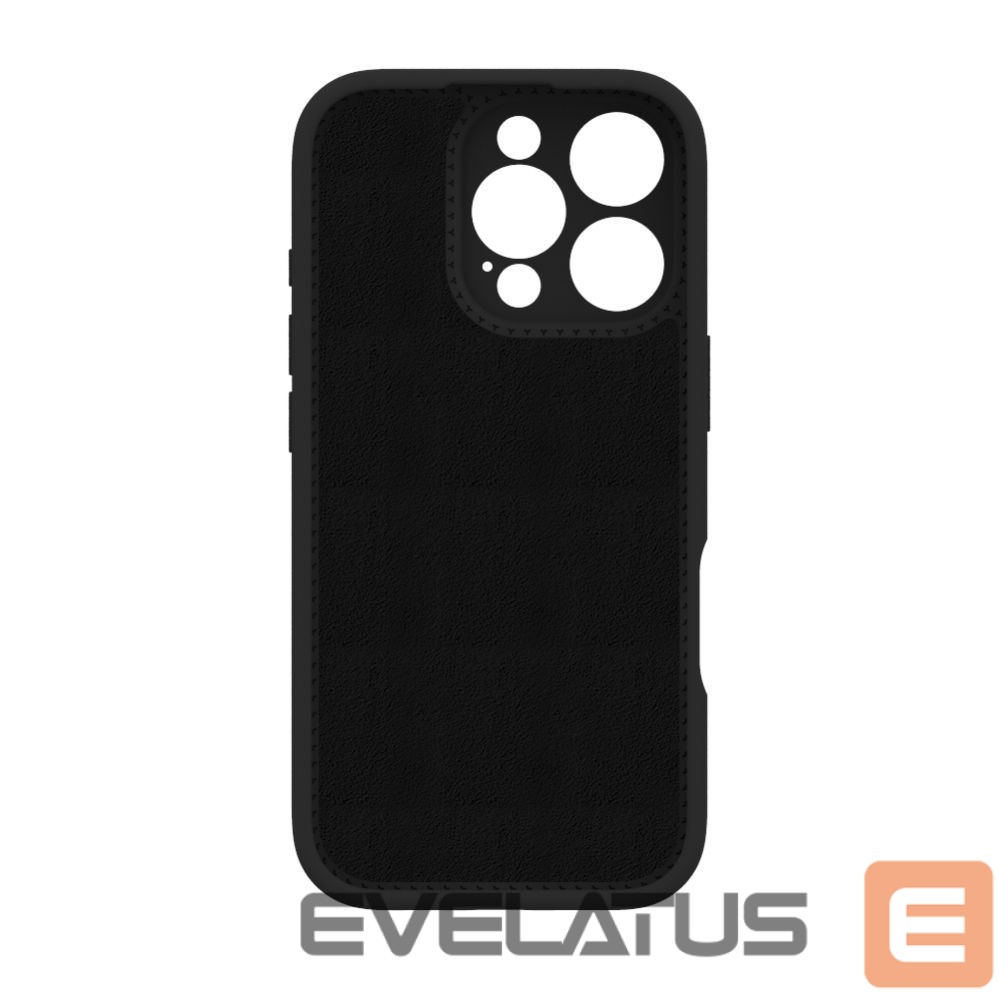 Чехол на заднюю панель Evelatus Apple iPhone 16 Pro Max Premium Magsafe with Stand Soft Touch Silicone Case Black