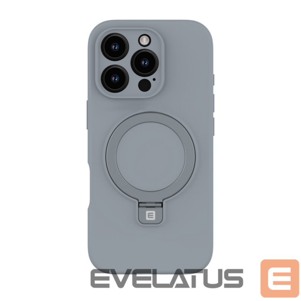 Чехол на заднюю панель Evelatus Apple iPhone 16 Pro Max Premium Magsafe with Stand Soft Touch Silicone Case Silver