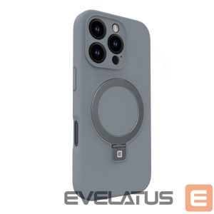 Чехол на заднюю панель Evelatus Apple iPhone 16 Pro Max Premium Magsafe with Stand Soft Touch Silicone Case Silver