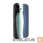 Чехол на заднюю панель Evelatus Apple iPhone 16 Multi-Colored Silicone Case With MagSafe Aura Blue