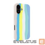 Чехол на заднюю панель Evelatus Apple iPhone 16 Multi-Colored Silicone Case With MagSafe Beige Cream