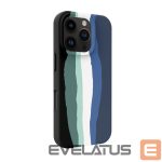 Чехол на заднюю панель Evelatus Apple iPhone 16 Pro Multi-Colored Silicone Case With MagSafe Aqua Blue
