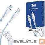 Кабель 3MK Apple 3mk  Hyper Silicone Cable Type-C to Lightning 20W 3A White