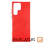 Чехол на заднюю панель Evelatus Samsung Galaxy S22 Ultra Premium Soft Touch Silicone Case Chinese red