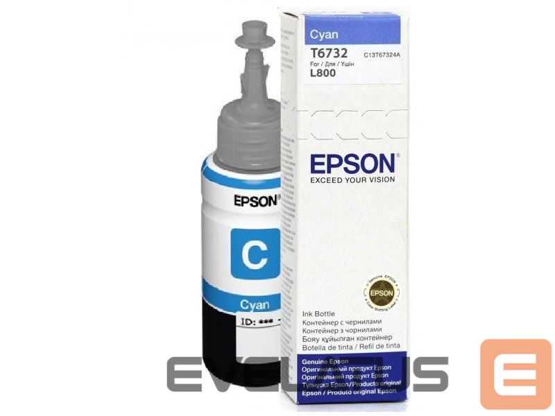 Аксессуары и расходные материалы EPSON T6732 Ink bottle 70ml Ink Cartridge, Cyan