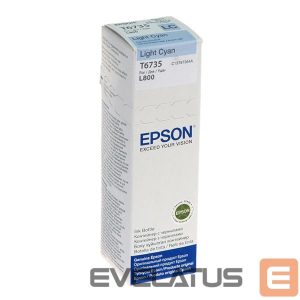 Аксессуары и расходные материалы EPSON  T6735 Ink bottle 70ml Ink Cartridge, Light Cyan 