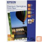 Офисные принадлежности EPSON  Premium Semigloss Photo Paper 10x15cm, 251g/m2, 50 sheets