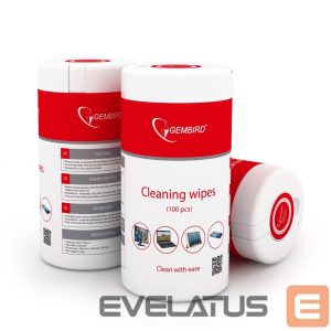 Офисные принадлежности Gembird  CK-WW100-01 Cleaning wipes, 100 pcs, LCD and TFT Screens