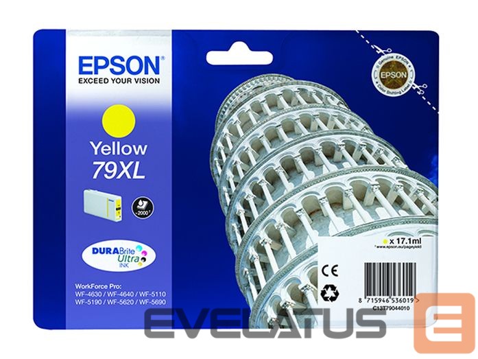 Аксессуары и расходные материалы EPSON 79XL C13T79044010 Inkjet cartridge, Yellow