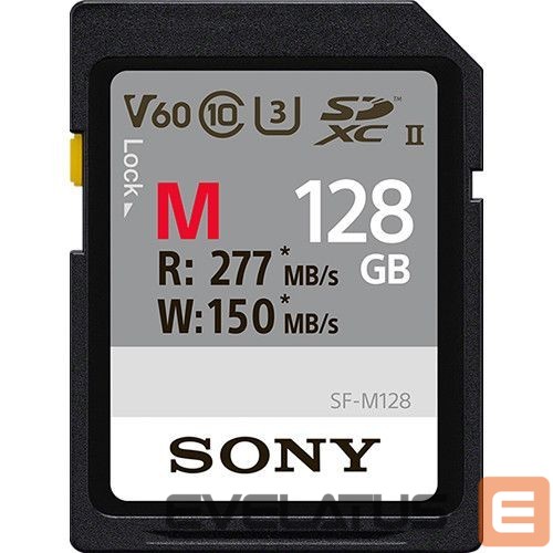 Карты памяти Sony 128 GB SF-M Series UHS-II SD Memory Card