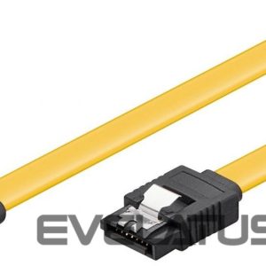Кабель Goobay  SATA cable  PC data cable; 6 Gbps; 90° clip 95020 