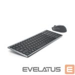 Компьютерная клавиатура Dell  Keyboard and Mouse KM7120W Keyboard and Mouse Set, Wireless, Batteries included, RU, Titan Gray 