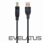 Чехол на заднюю панель Gembird  Cable USB2 AM-BM 1 m, Black, USB B, USB A 