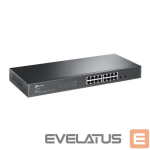 Сервер - Прочие аксессуары TP-Link  JetStream Smart Switch TL-SG2218 10/100/1000 Mbps (RJ-45), Web managed, Rackmountable, Ethernet LAN (RJ-45) ports 16, SFP ports quantity 2 