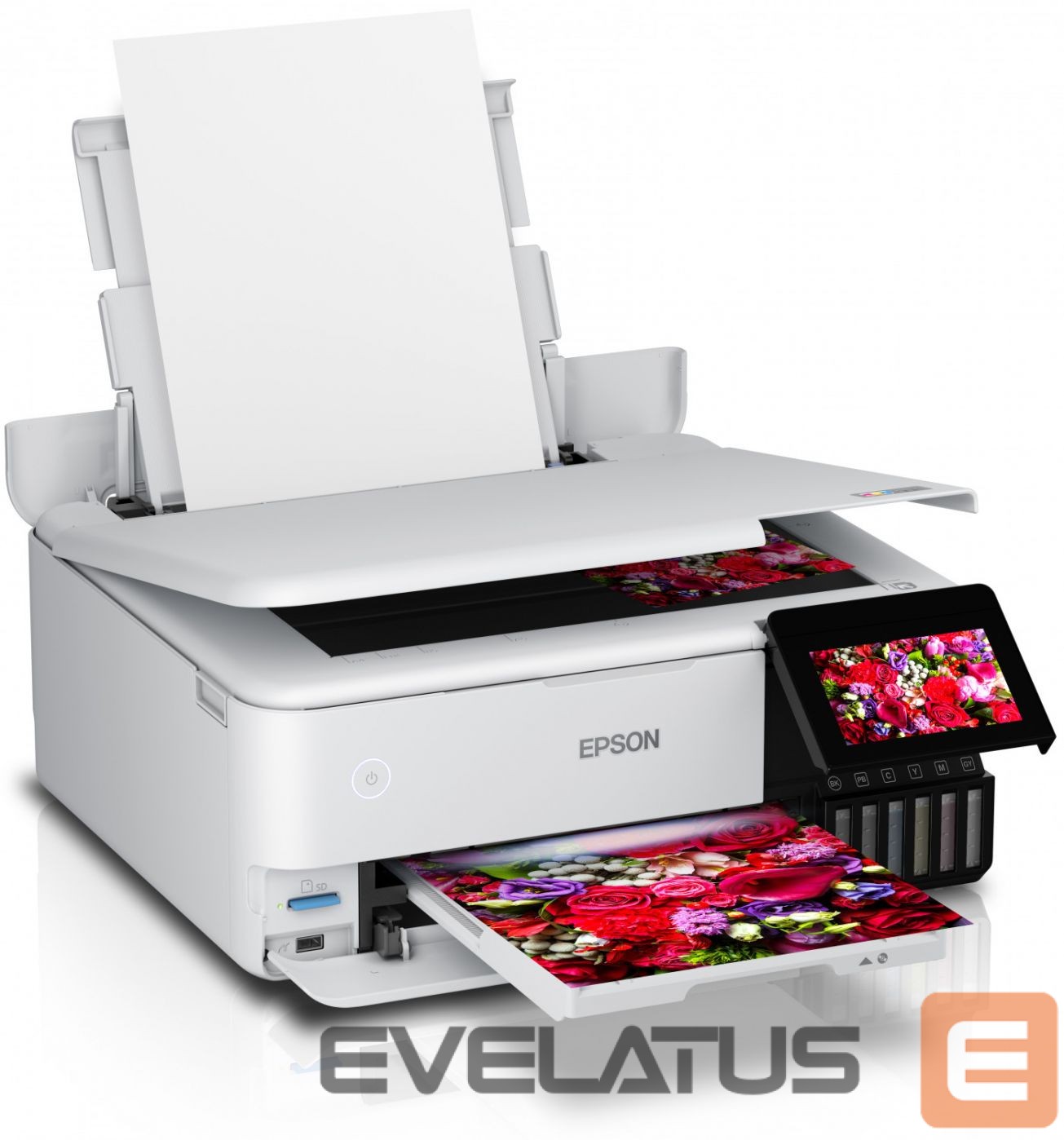 Принтер EPSON Wireless Photo Printer EcoTank L8160 Colour, Inkjet, A4, Wi-Fi, Grey