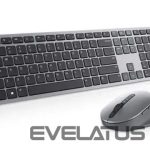 Компьютерная клавиатура Dell  Premier Multi-Device Keyboard and Mouse  KM7321W  Wireless, Batteries included, RU, Titan grey 