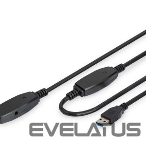 Кабель Digitus  USB Extension cable DA-73105 USB 3.0, 10 m, Black 