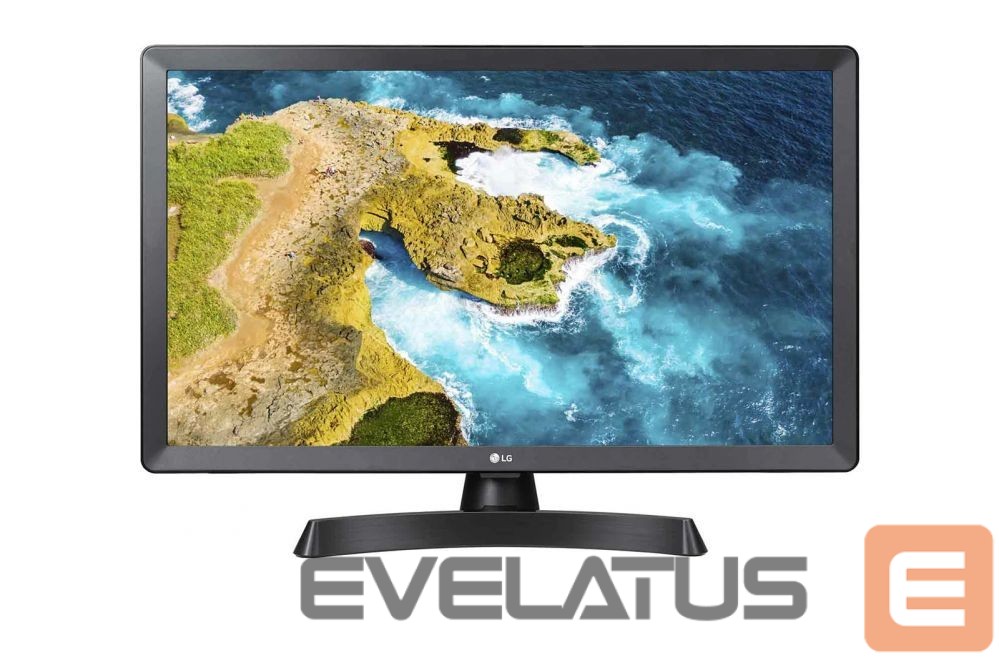 Монитор LG Monitor 24TQ510S-PZ 23.6 ", VA, HD, 1366 x 768, 16:9, 14 ms, 250 cd/m², Black, 60 Hz, HDMI ports quantity 2