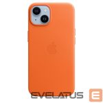 Чехол на заднюю панель Apple - iPhone 14 Leather Case with MagSafe Orange