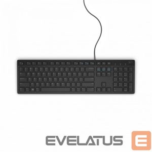 Компьютерная клавиатура Dell  KB216 Standard, Wired, Chiclet style, RU, Black, Numeric keypad, 503 g 