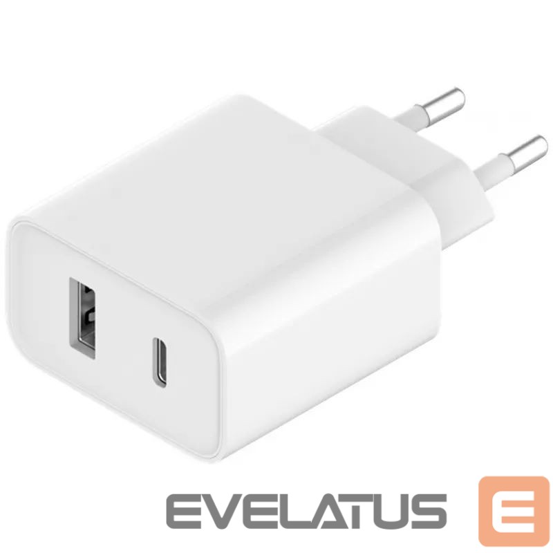 Адаптер Xiaomi Wall Charger (Type-A+Type-C) EU 33W