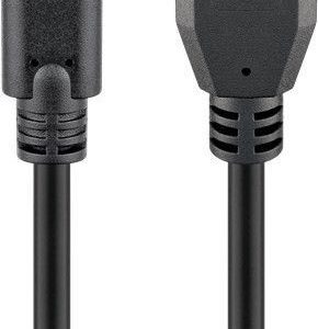Кабель Goobay  71221 USB-C to USB A 3.0 cable, black, 2m 