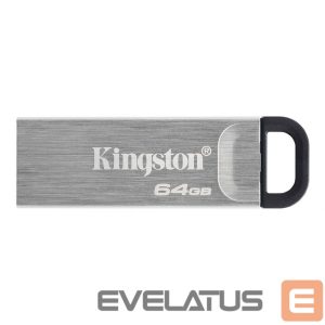Флеш-накопитель Kingston  USB Flash Drive DataTraveler Kyson 64 GB, USB 3.2 Gen 1, Black/Grey 