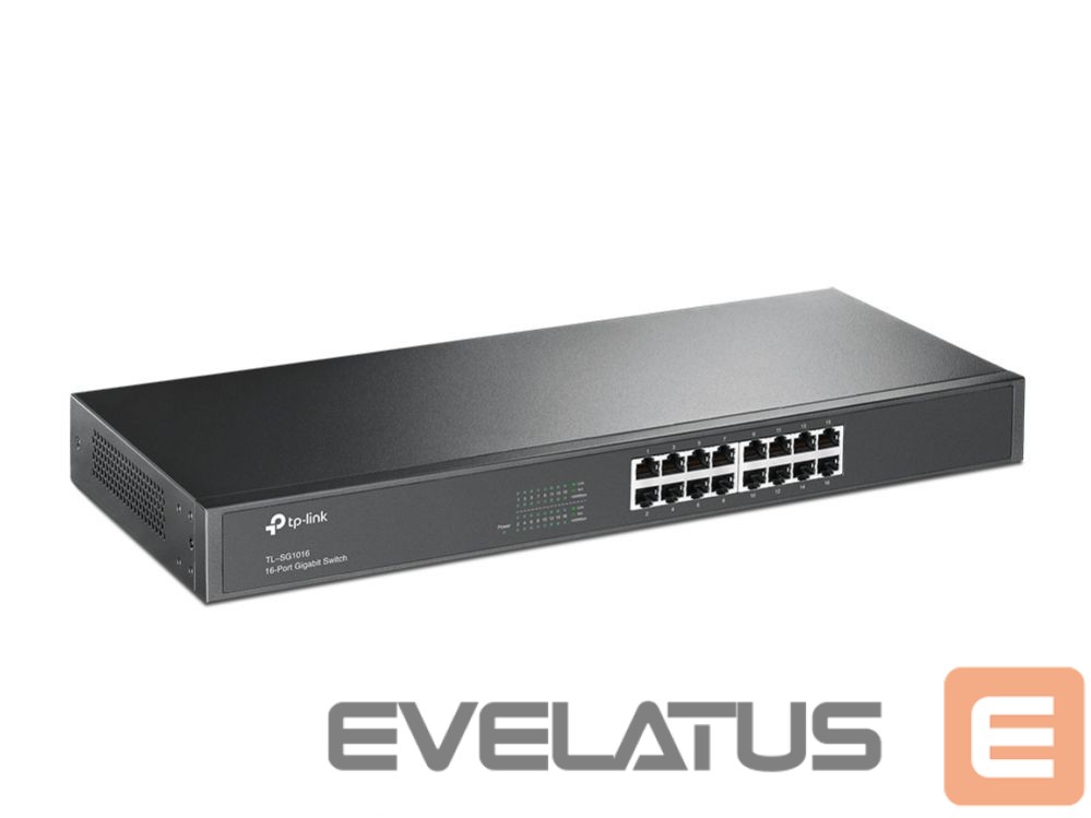 Сервер - Прочие аксессуары TP-Link Switch TL-SG1016 Unmanaged, Rackmountable, 1 Gbps (RJ-45) ports quantity 16