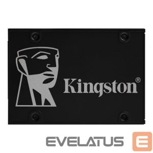 Жесткий диск SSD Kingston  KC600 512 GB, SSD form factor 2.5", SSD interface SATA, Write speed 520 MB/s, Read speed 550 MB/s 