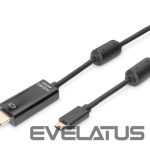 Кабель Digitus  USB Type-C adapter cable, Type-C to HDMI A M/M, 2.0m, 4K/60Hz, 18GB, bl, gold 